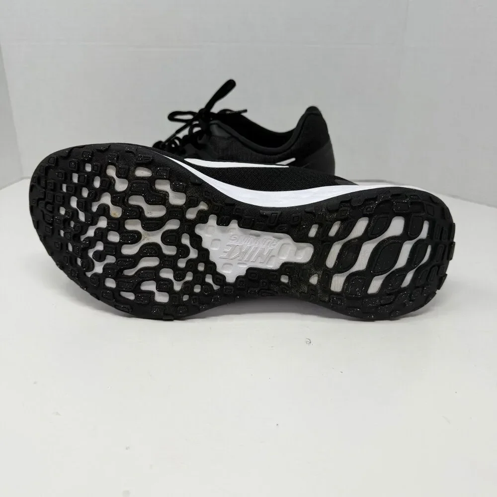 Nike Revolution 6 Next Nature Running Shoes Black/ White Men's Sz 10 US No Box
